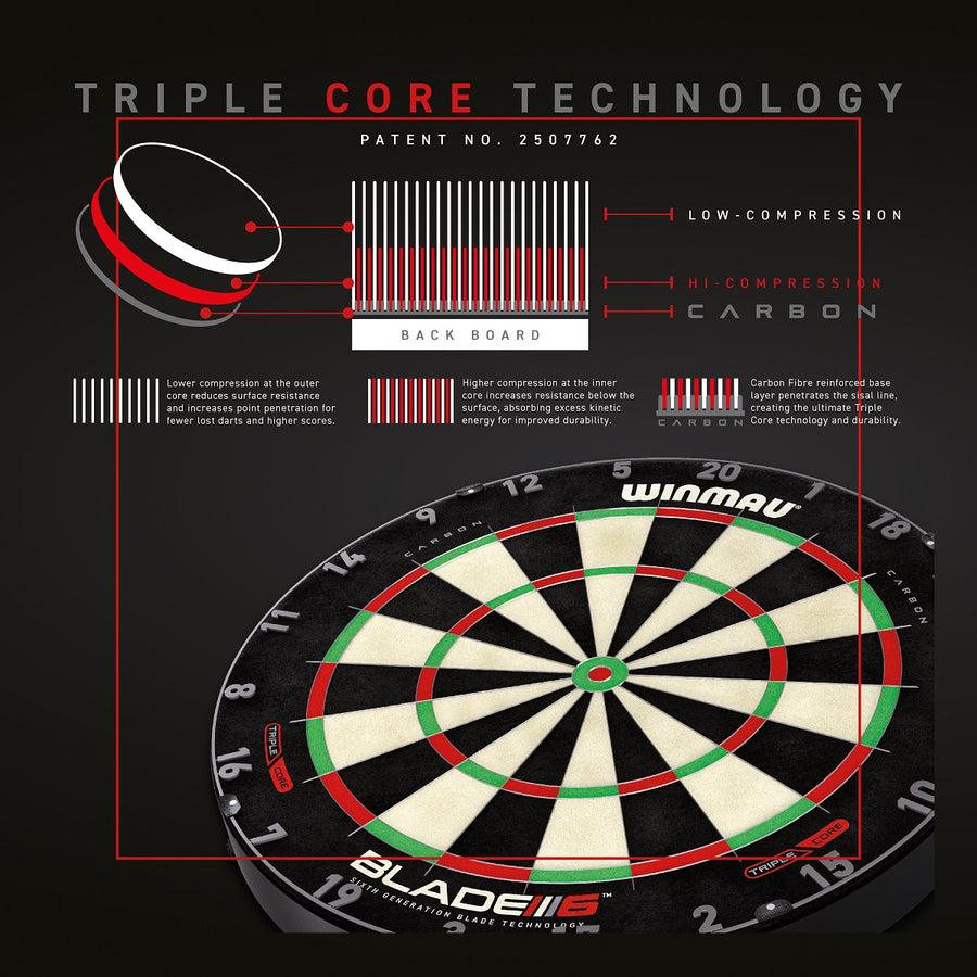 Winmau Blade Triple Core with rota lock