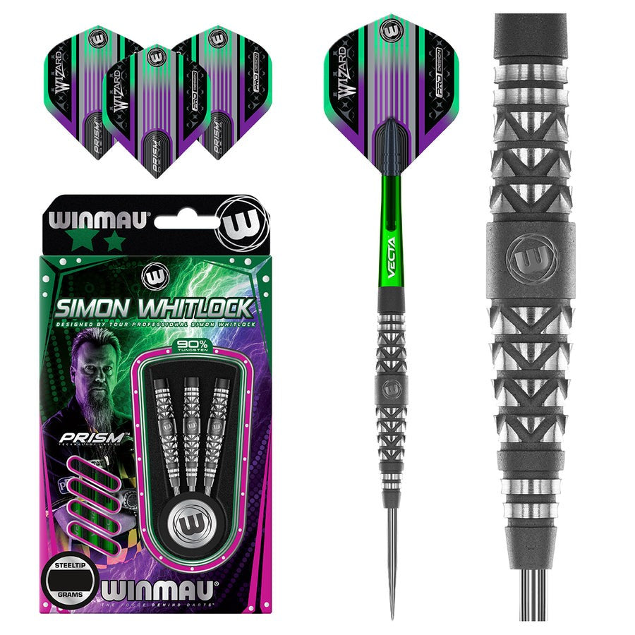 Winmau Simon Whitlock Atomised Grip 90% Tungsten Darts