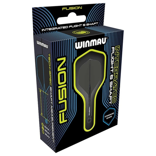 Fusion Integrated Flight & Shaft Solid Black Intermediate